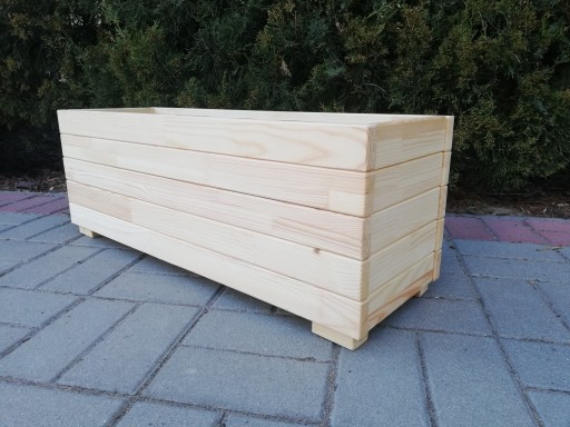 DONICE DREWNIANE OGRODOWE 100x25x28