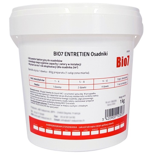 Starter Bio7 Choc + BACTERIA Bio7 Entretien BACTERIA Отстойники для септиков ROK