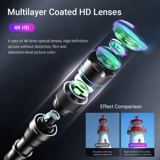 APL-60XFR50 4K HD цельнометаллический 60-кратный монокулярный телескоп высокого разрешения