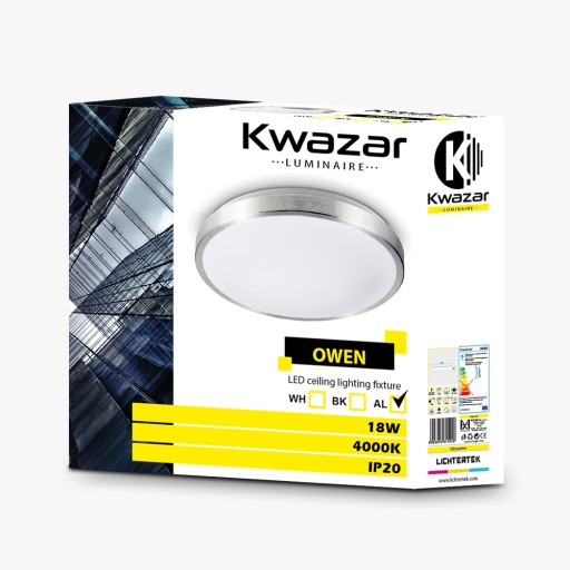 PLAFON круглый потолочный светильник LED PANEL 18W нейтральный SATIN NICKEL