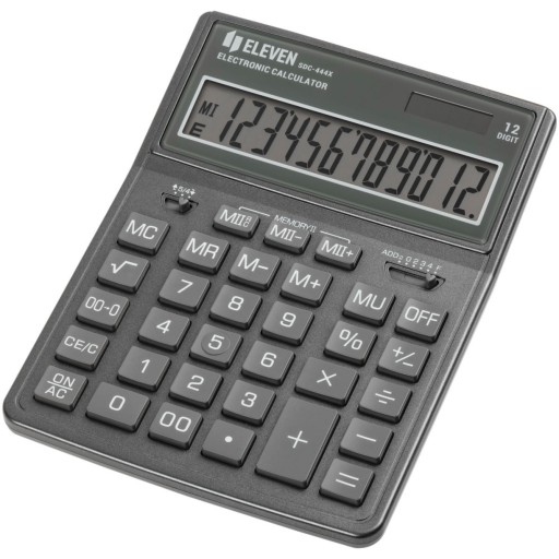 Kalkulator biurowy duży 12 CYFR Eleven SDC-444XRGR perłowy x 10 sztuk