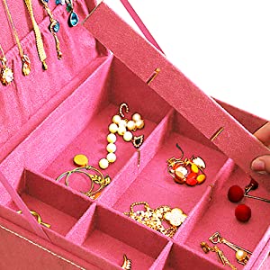 ШКАТУЛКА-ОРГАНИЗАТОР ДЛЯ ЮВЕЛИРНЫХ УКРАШЕНИЙ ELEGAN PINK