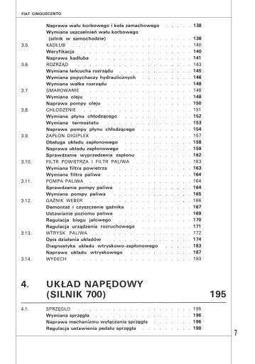 ФИАТ ЧИНКВЕСЕНТО. Обслуживание и ремонт - руководство