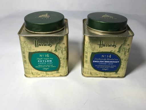 Металлические контейнеры для чая Harrods, 2 шт.