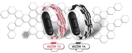 PASEK OPASKA do XIAOMI MI BAND 3/4/5/6 14 WZORÓW