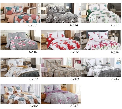 Pościel Elway 200x220 - komplet pościeli, 100% bawełna