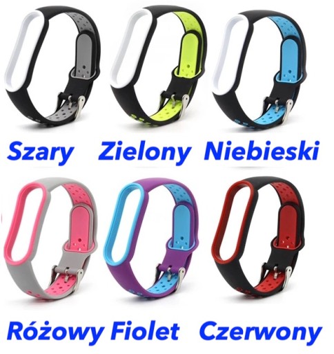 2 ремешка для XIAOMI MI BAND 5 6 7 ЦВЕТОВ, ДВУХЦВЕТНЫЙ MIBAND