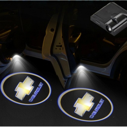 LED ЛОГОТИП HD 3D ПРОЕКТОР ДЛЯ ВСЕХ CHEVROLET 2 шт.