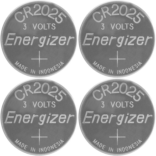 4 литиевых аккумулятора ENERGIZER CR2025 DL2025 3 В
