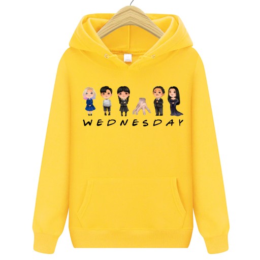 ЖЕНСКАЯ ТОЛСТОВКА С КАПЮШОНОМ WEDNESDAY ADDAMS - S
