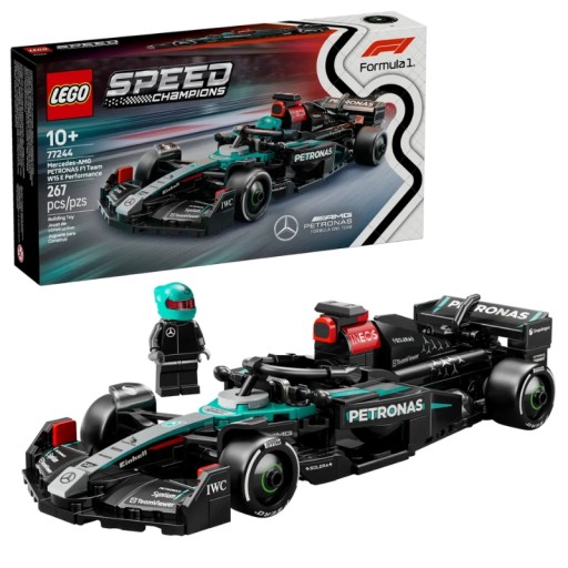 LEGO SPEED CHAMPIONS BOLID F1 MERCEDES-AMG PETRONAS F1 TEAM W15 KLOCKI 10+