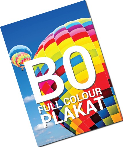 DRUK Plakat plakatów B0 1000 x 1414mm wydruk full kolor wodoodporny 160g