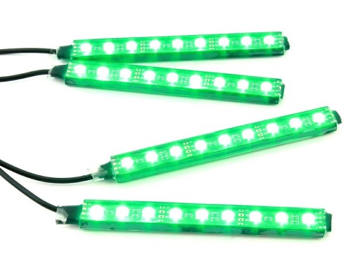 RGB освещение салона автомобиля Bluetooth 12 В окружающее