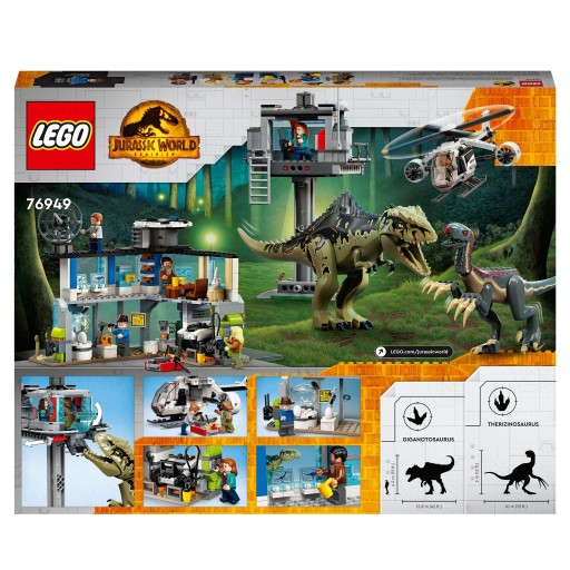 LEGO Jurassic World 76949 Атака гиганотозавра и теризинозавра