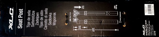 XLC SP-S06 подвесной подседельный штырь 27,2 мм x 350 мм