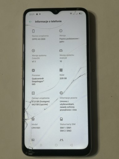 Материнская плата OPPO A5 2020 CPH1931 3 ГБ/64 ГБ 100% в порядке
