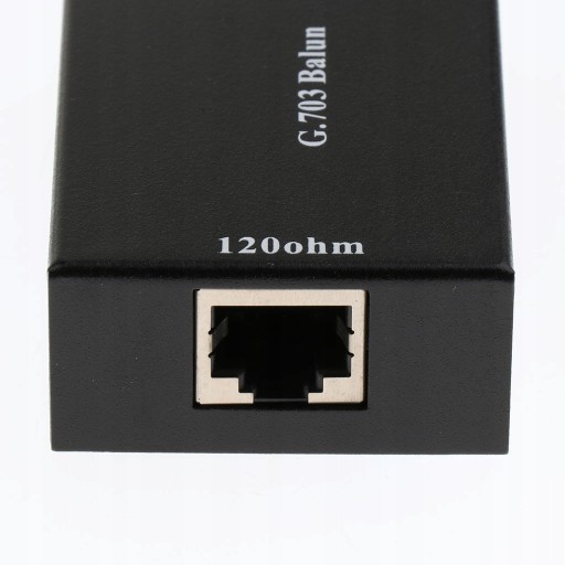 КОНВЕРТЕР КОАКСИАЛЬНЫЙ В ETHERNET, ЧЕРНЫЙ