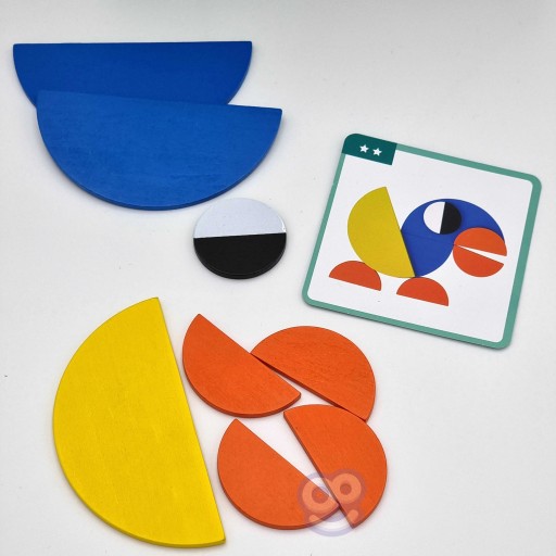 Пазл 40 узоров SHAPES Пазлы EDU