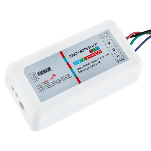 Sterownik LED RGB ODBIORNIK 216W + Pilot RF 2,4GHz