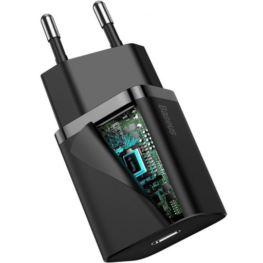 Универсальное быстрое зарядное устройство Baseus, USB-C 3A 20 Вт, сетевой адаптер