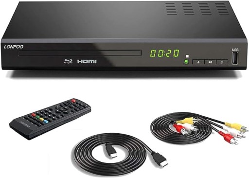 Lonpoo LP-100 Blu-ray плеер для домашнего кинотеатра Full HD CD/DVD HDMI 4/129