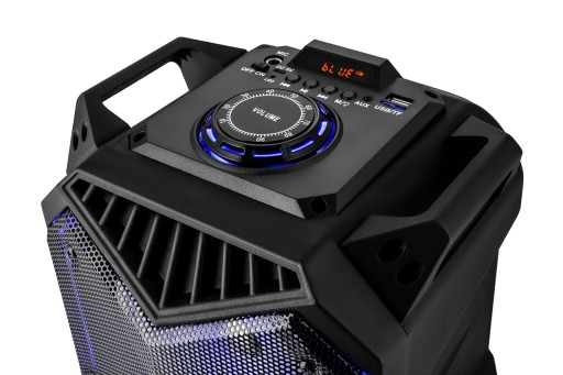 MOCNA KOLUMNA KARAOKE BLUETOOTH NAGRYWANIE AKUMULA