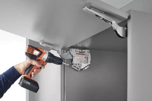 Подъемный актуатор BLUM Aventos HK-S TIP-ON слабый 20K2B00T белый комплект
