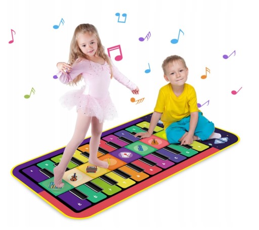 МУЗЫКАЛЬНАЯ ЭЛЕКТРОННАЯ ИГРА НА ПИАНИНО «DANCE MAT» ДЛЯ ВСЕЙ СЕМЬИ XXL