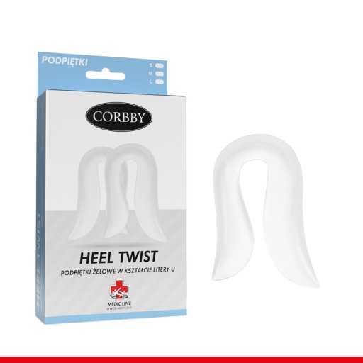 Каблук Corbby HEEL TWIST, размеры 43-46, бесцветный