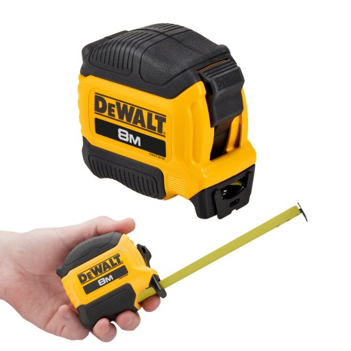 DEWALT Рулетка рулонная 8М 28мм Компактная рулетка