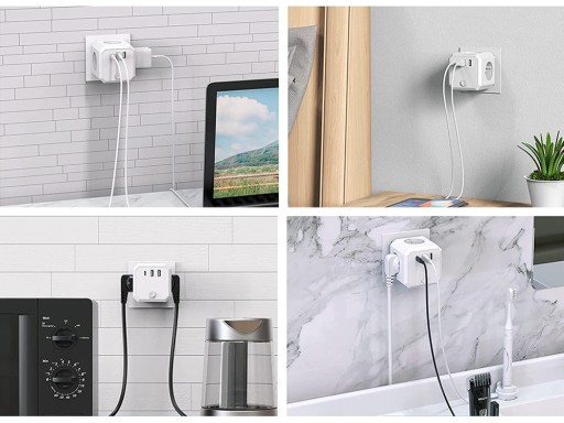 АДАПТЕР США Великобритания ЕС USB WORLD SOCKET АДАПТЕР