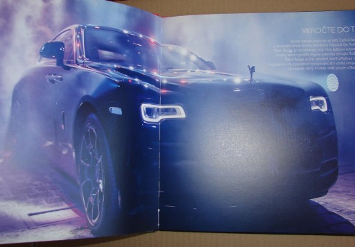 Брошюра Rolls Royce Wraith Ghost Black Badge, альбом 2016 г.