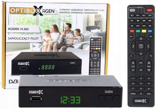 ЦИФРОВОЙ ТЮНЕР HD DVB-T/DVB-T2 OPTIBOX-NGEN H.265/HEVC OPTICUM