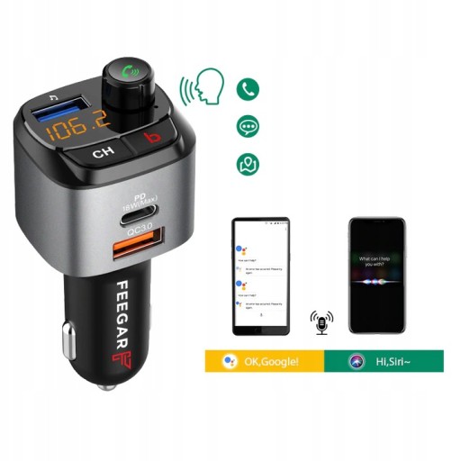 Автомобильный передатчик Feegar Q100 Pro
