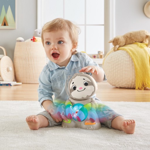 FISHER PRICE LINKIMALS интерактивный LENIWIEC на польском языке