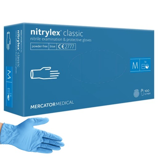 Нитриловые перчатки Mercator Nitrylex Classic - M