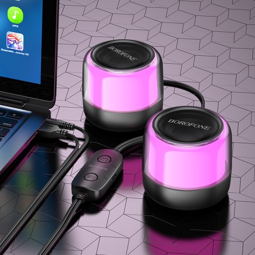 Беспроводная Bluetooth-колонка Borofone BP12 Colorful Stereo 2 в 1 (2 шт.)