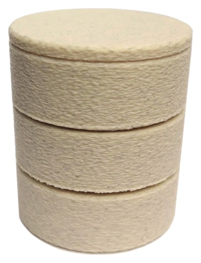 Knitting Ideal Mini Box organizer dla dziewiarek beżowy marmur