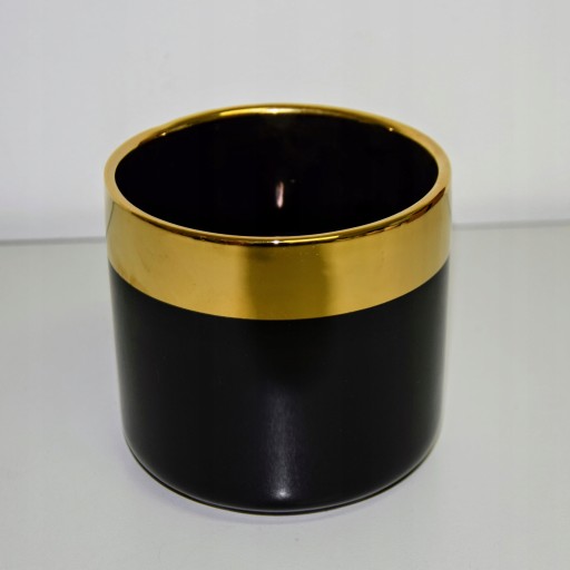 OSŁONKA CERAMICZNA CZARNO-ZŁOTA