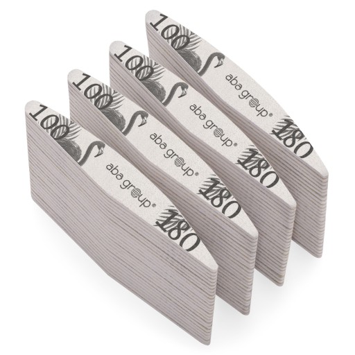 Пилочка для ногтей Wings 100/180 в фольге Aba Group