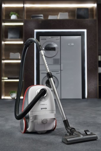 Gorenje VCEA21GPLW Мешковый пылесос HEPA 188 Вт с турбощеткой