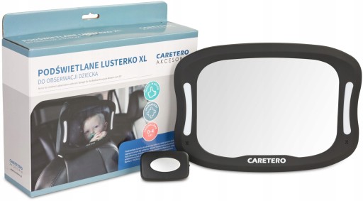 ЗЕРКАЛО ДЛЯ НАБЛЮДЕНИЯ ЗА ДЕТЬМИ LED CARETERO