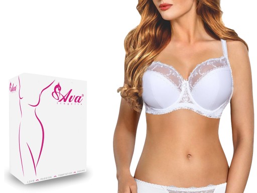 Бюстгальтер AVA с полумягкими подушечками AV-1030 SEMI-SOFT белый 70H