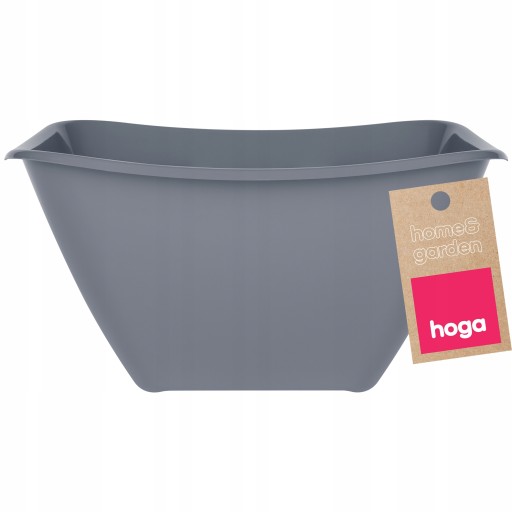 HOGA 1042 MISECZKA ciemno szara 20cmx20cm 1,9L