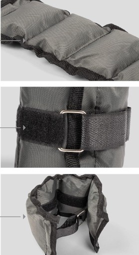 ВЕС НА ЗАПЯСТЬЯ, РУКИ, ГОЛОВОДЫ НОГ, ВЕС 2 x 550 Г, РЕГУЛИРУЕМЫЙ