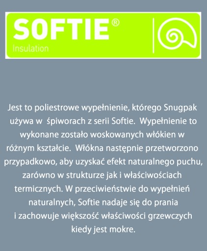 Śpiwór Softie Elite 4 (-10°C / -15°C) Olive Snugpak