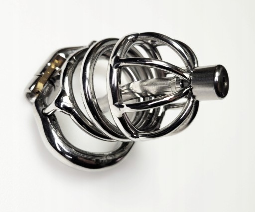 Pas cnoty Chastity Belt klatka na penisa Stalowy Dilator + Pasek