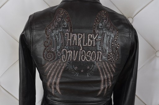 МОТОЦИКЛОВАЯ КУРТКА HARLEY DAVIDSON НАТУРАЛЬНАЯ КОЖА 38 / M
