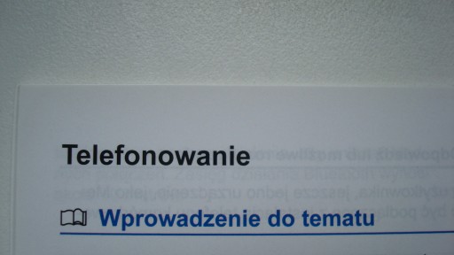 Руководство пользователя VW Bluetooth Polish для мобильного телефона VW Standard, PLUS