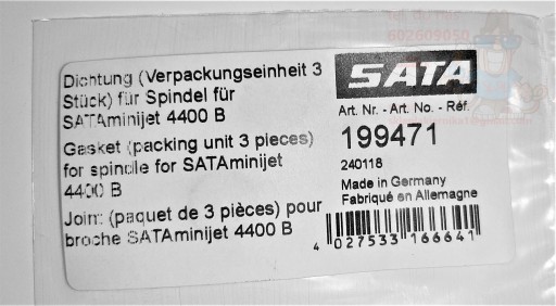 SATA Oring для клапана регулирования расхода до 4400 B